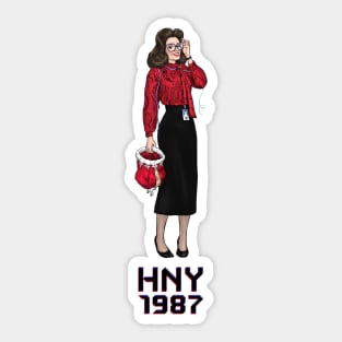 HNY 1987 Sticker